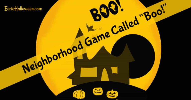 Neighborhood Game Called “Boo!”